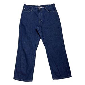 LL BEAN Heavy Duty Denim Vintage Y2K Casual Straight Jeans Mens 36x29